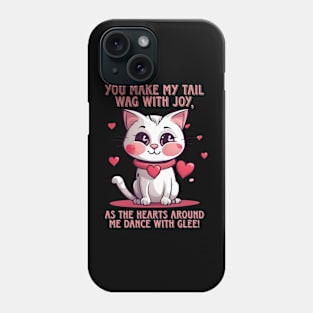 Kitty Love: Heart-Filled Purrfection Phone Case