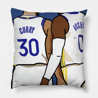 Steph Curry x D'angelo Russell - Golden State Warriors Pillow