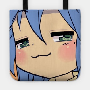 smug face izumi konata / lucky star Tote