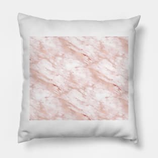 Grandiose rose gold marble Pillow