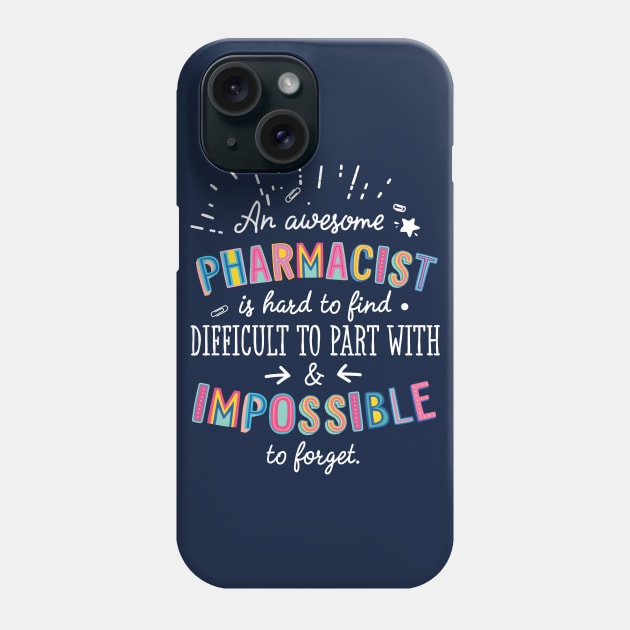 An awesome Pharmacist Gift Idea - Impossible to Forget Quote Phone Case by BetterManufaktur