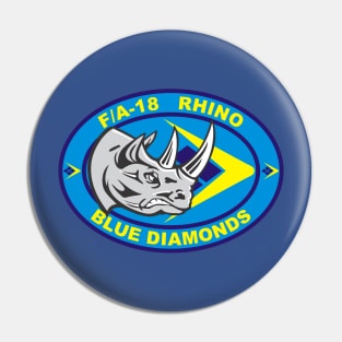 VFA-146 Blue Diamonds - Rhino Pin