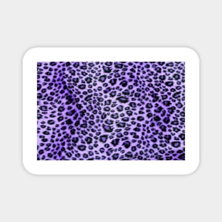Purple Leopard Print Magnet