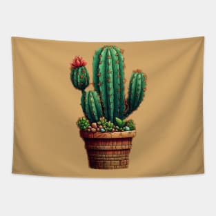 Prickly Pear Cactus Tapestry