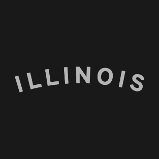 Illinois Typography T-Shirt