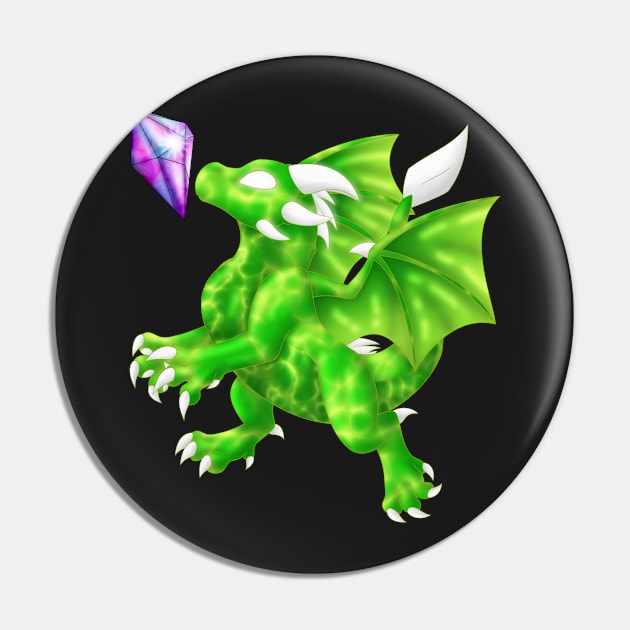 GemBabs: Elemental Dragon (Poison) Pin by spyroid101