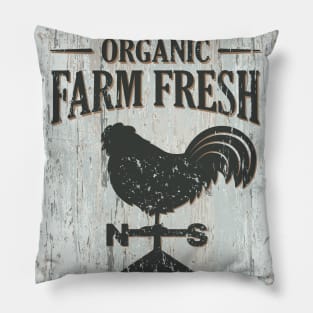 Vintage Farm Market Sign #3 Pillow