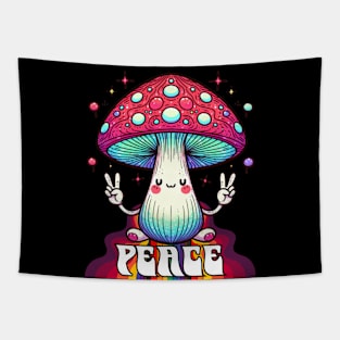 Mushroom Design Tapestry