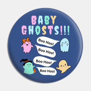 Funny Halloween T-Shirt - Baby Ghosts! Pin