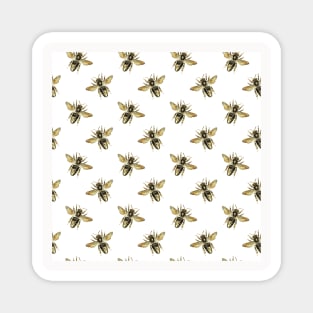 Honey Bee Neck Gator Bee Pattern Magnet