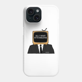 TV Head Phone Case