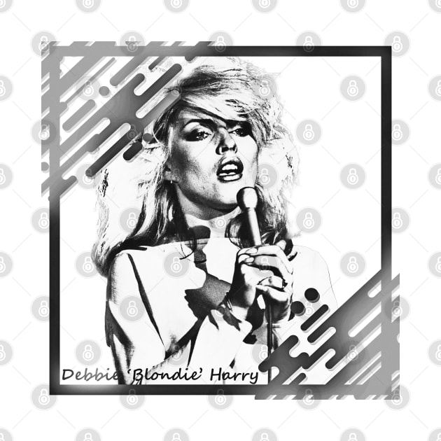 Debbie'Blondie'Harry in Black & White Frame Concept by Mysimplicity.art