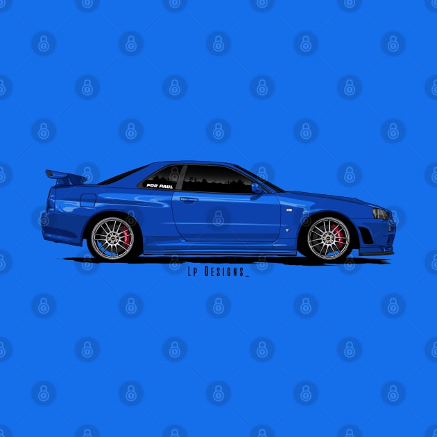 Skyline GTR R34 - Fast And Furious by LpDesigns_