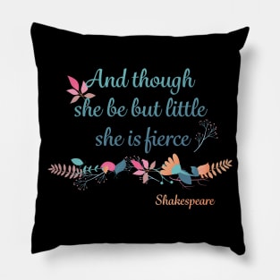 Renaissance Fair  Shakespeare quote Costume Pillow