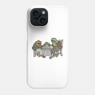 frog & toad eat cookies <3 Phone Case