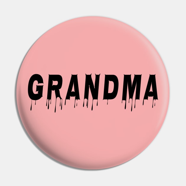 Grandma, Grandma Gift Pin by Happysphinx