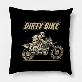 Dirty mototrcycle Pillow