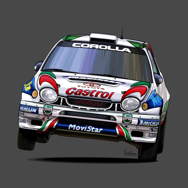 Toyota Corolla WRC by Mario Ramos Rally Art