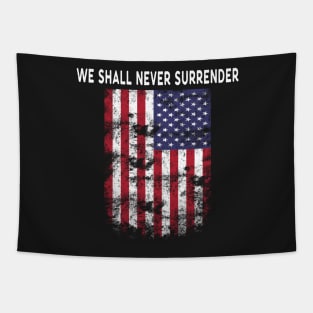 Never surrender Tapestry