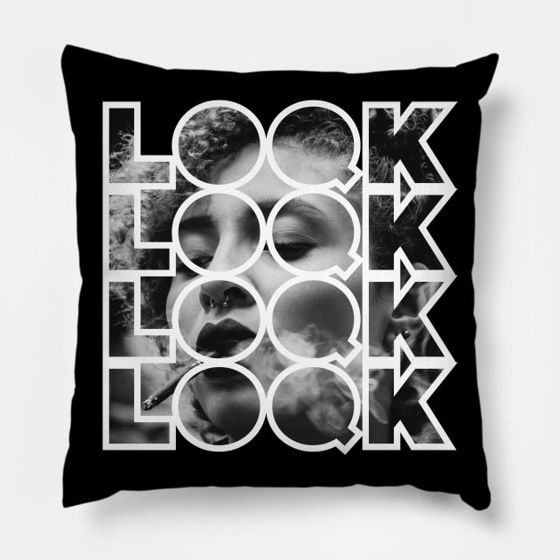 Loqk Loqk Loqk Pillow by HustlemePite