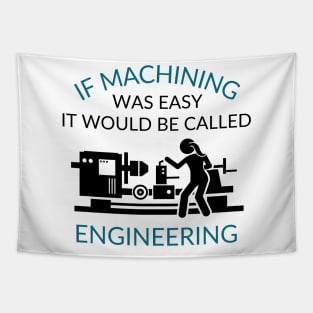 If Machining was Easy Tapestry