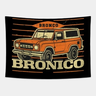 1987-1991 Ford Bronco w/Tires, Black Print Tapestry