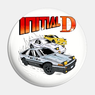 Initial D Vintage Pin