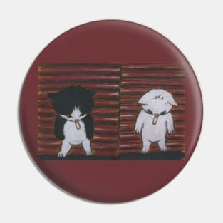 Crystal Castles Cig Cats Pin