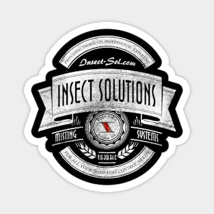 Insect Solutions White Magnet
