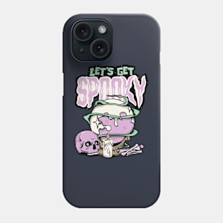 Purple skull Phone Case