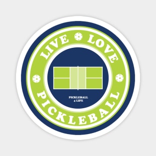 Live Love Pickleball (navy) Magnet