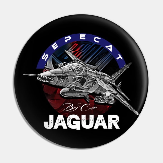 Sepecat Jaguar Anglo-French Fighterjet Military Aircraft Pin by aeroloversclothing