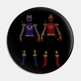 NAVY THUNDER RANGER & CRIMSON THUNDER RANGER POWER RANGERS NINJA STORM Pin