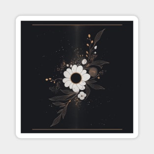 Galaxy Flowers Magnet