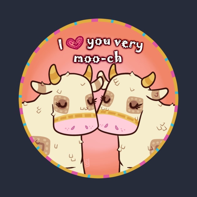 I love you very moo-ch - Viva Piñata Print by smashchu