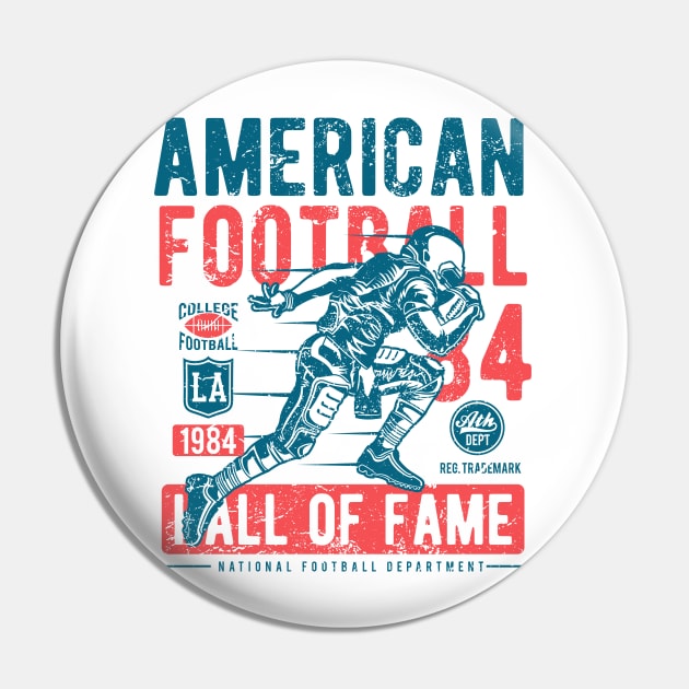 American Football Player Pin by Gotitcovered
