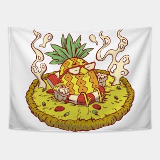 Pizza Pineapple Tapestry