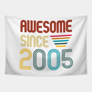 Awesome since 2005 -Retro Age shirt Tapestry