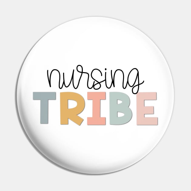 Nursing Tribe Muted Pastels Pin by broadwaygurl18