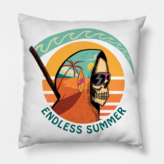 Endless Summer Pillow by Sachpica