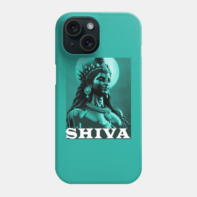 Shiva Om Spirituality Bhole Nath Phone Case by PlanetMonkey