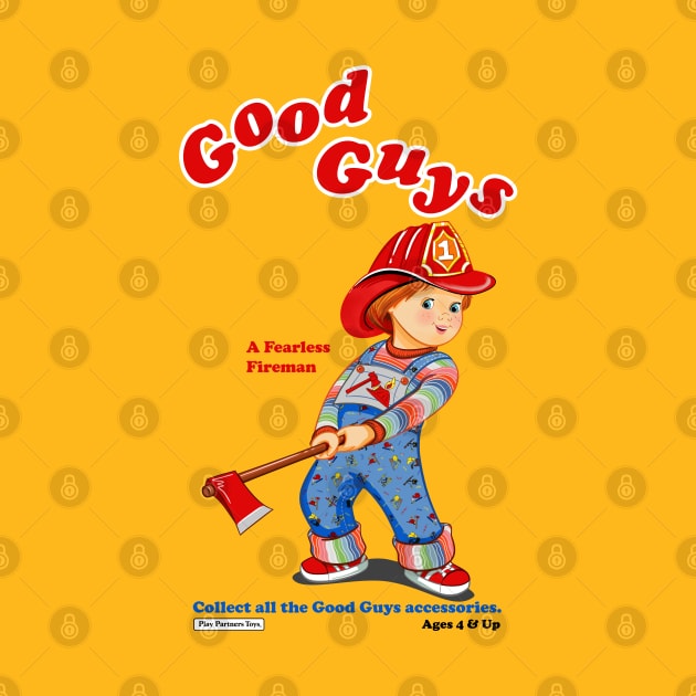 Good Guys - Fireman - Child's Play - Chucky by Ryans_ArtPlace