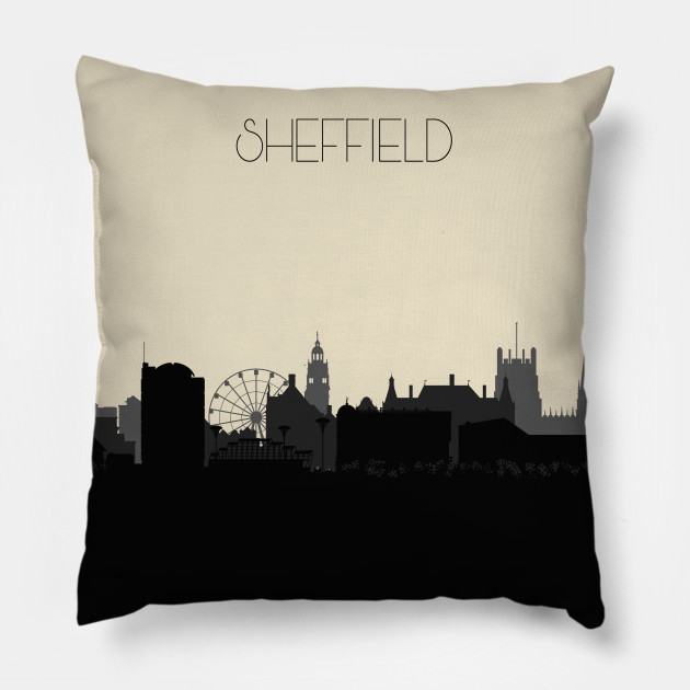 Sheffield Skyline Sheffield Pillow Teepublic