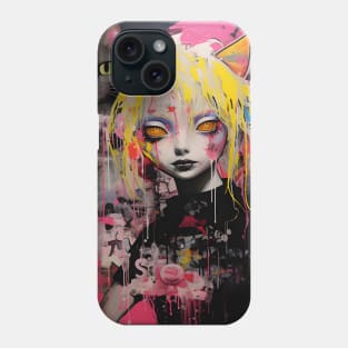 Cat girl - Splash 1 Phone Case