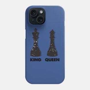 King & Queen Chess figures Phone Case