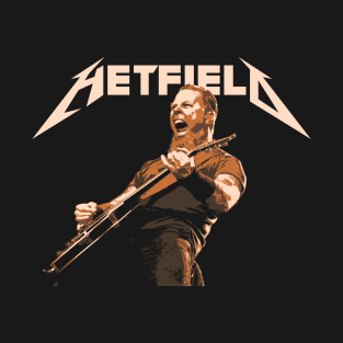 Hetfield the Guitar Hero of the Day Thrash Metal Band T-Shirt