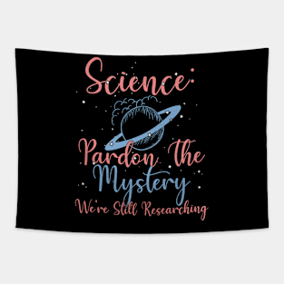 Curiosity Unleashed: Science & Exploration Tee Tapestry