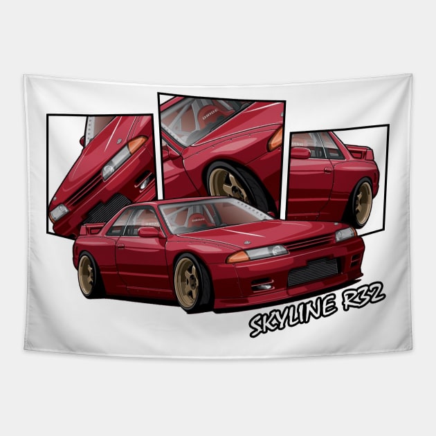 Nissan Skyline R32 Tapestry by T-JD