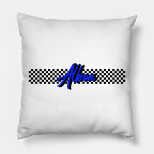 Race Flag Design 2 - Alex Albon Pillow