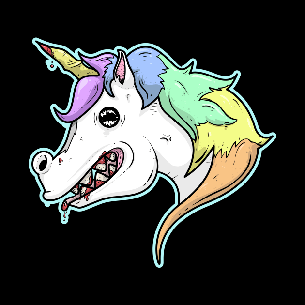 evil unicorn by rorizzi